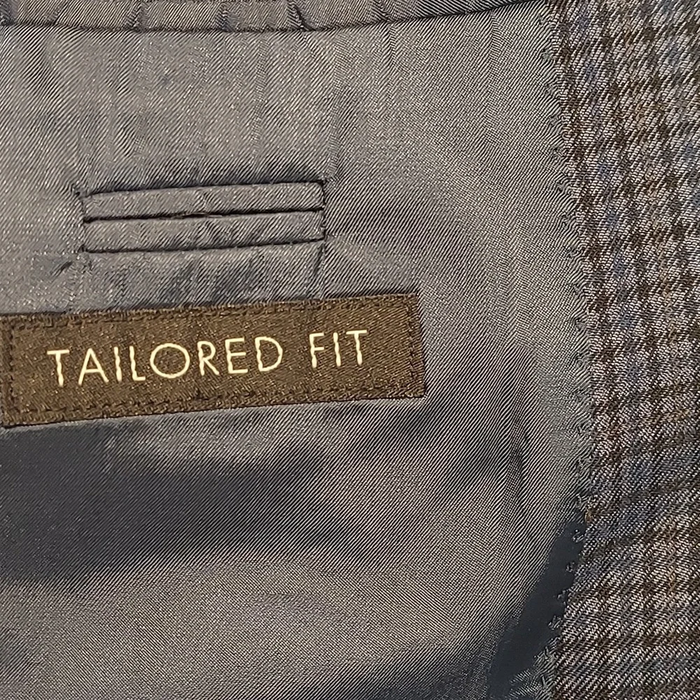 Jos. A. Bank Signature Collection‎ Tailored Fit Silk Wool Blue Blazer Jacket 48R